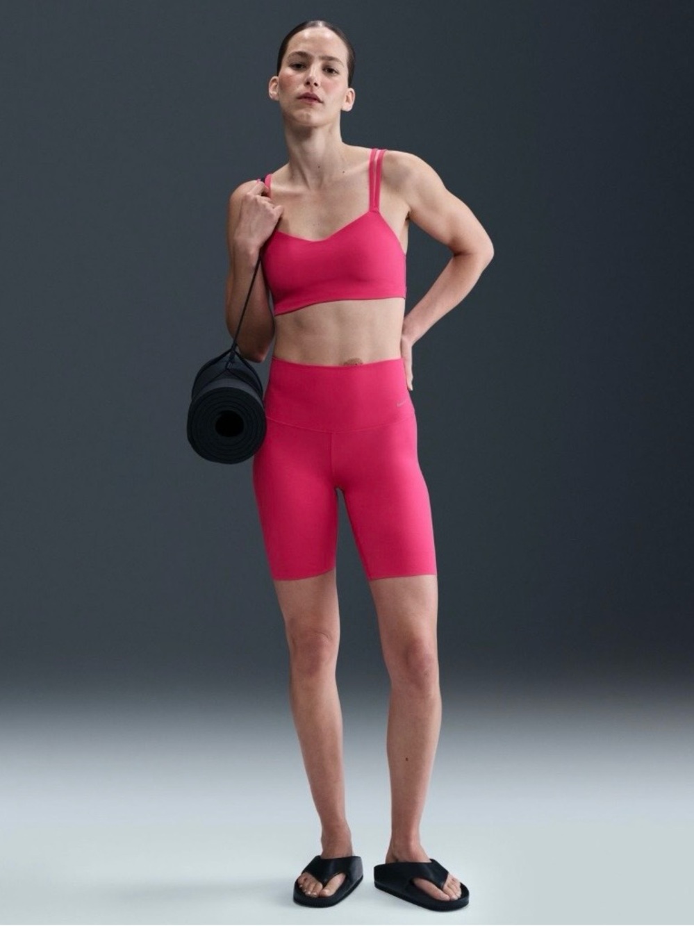 NWT! Nike Women's Zenvy Gentle-Support High-Waisted 8" Biker
Shorts
